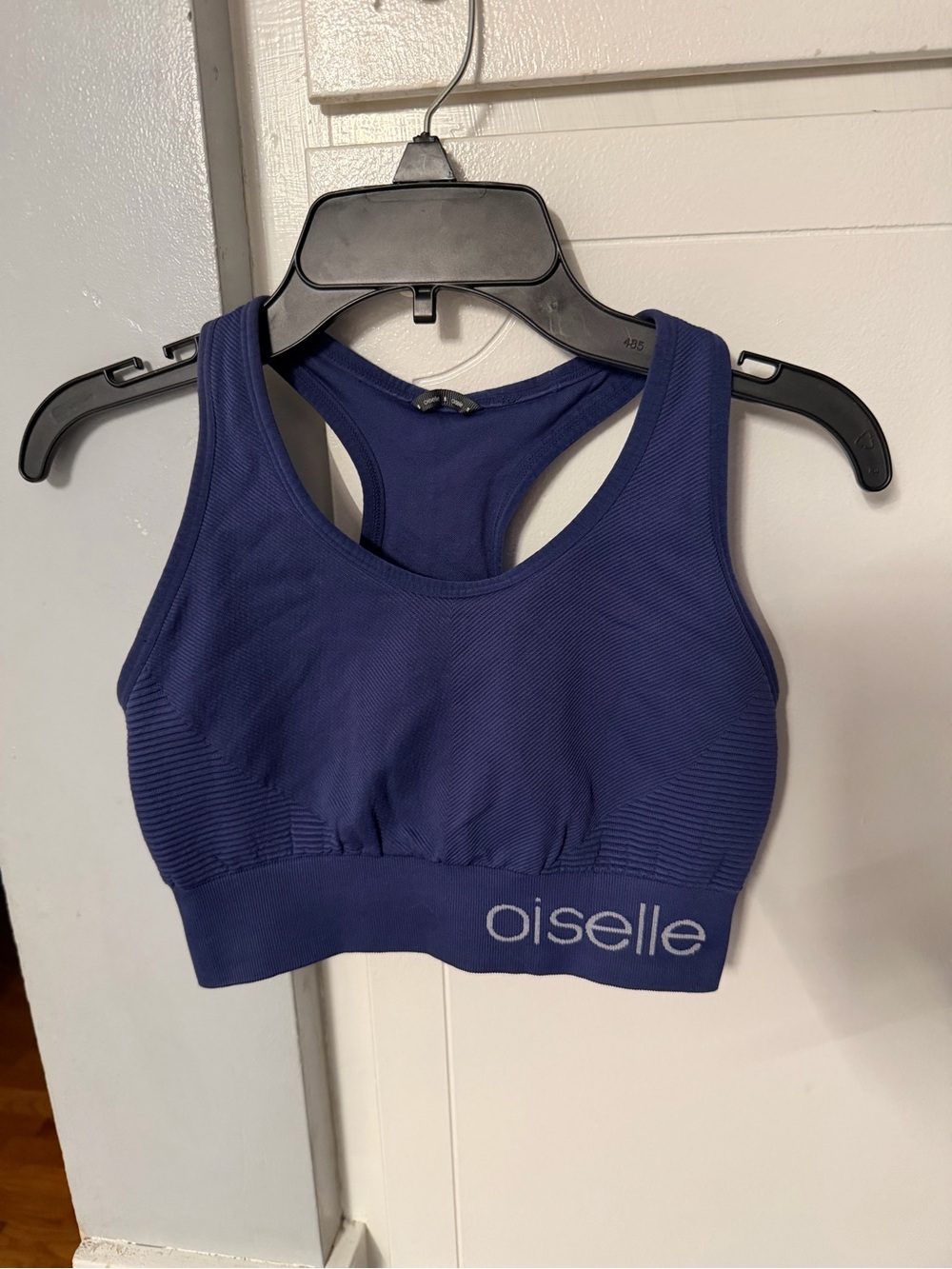 oiselle Racerback Sports Bra - Navy Blue